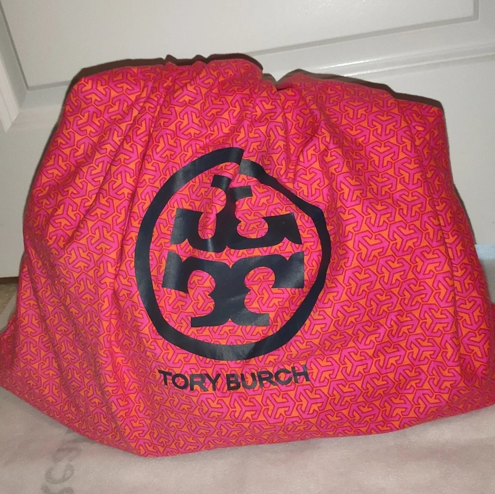 Tory Burch 797 Plum Leather Satchel